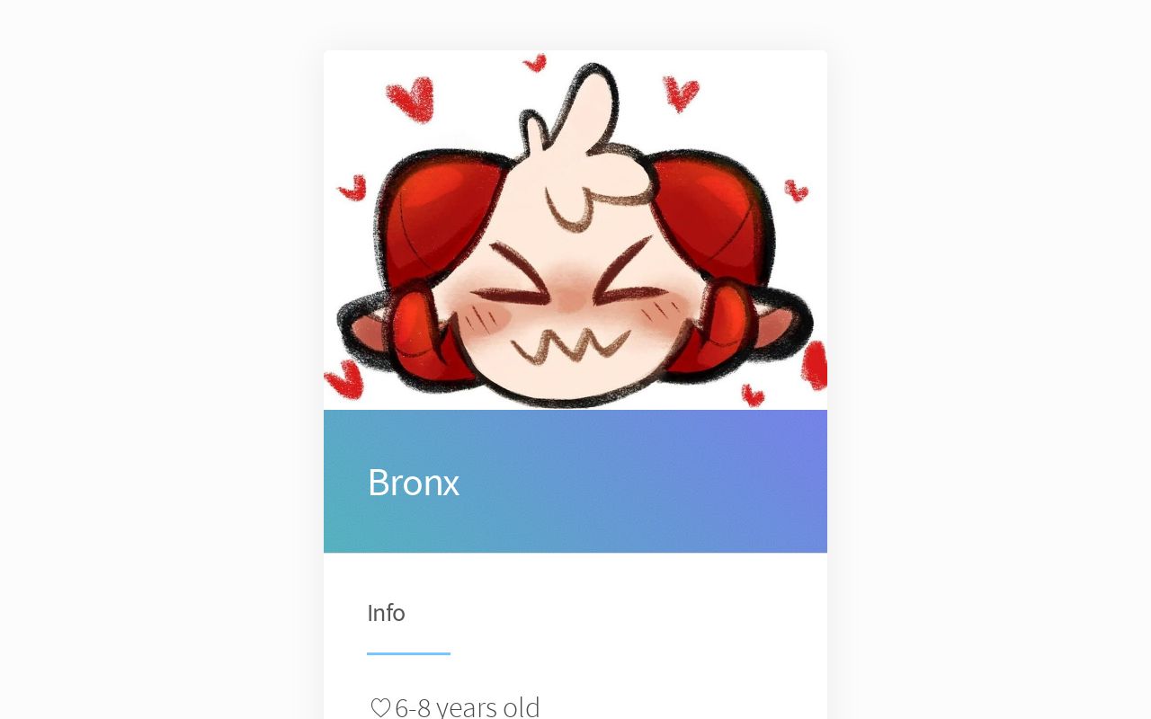 Carrd profile picture for @bronx